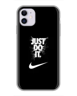 Чохол для iPhone 11 з картинкою «Текстовий принт Nike»
