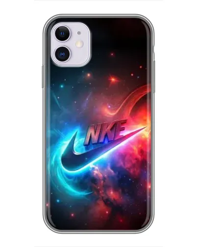 Чохол для iPhone 11 з картинкою «Вогняний логотип Nike»