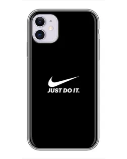 Чохол для iPhone 11 з картинкою «Мінімалізм від Nike»