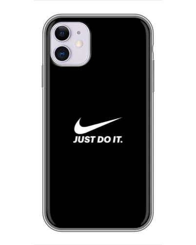 Чохол для iPhone 11 з картинкою «Мінімалізм від Nike»