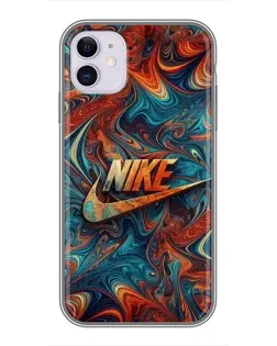 Чохол для iPhone 11 з картинкою «Nike в абстракції»