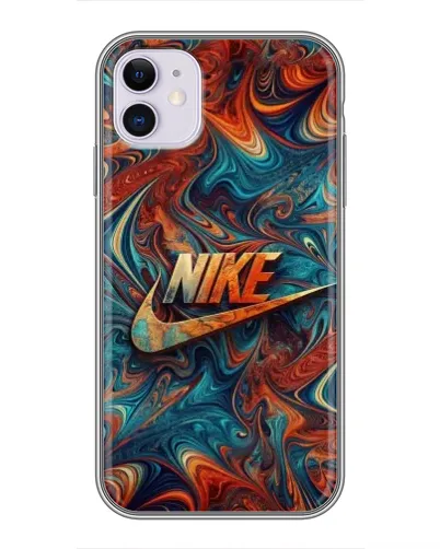 Чохол для iPhone 11 з картинкою «Nike в абстракції»