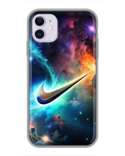 Чохол для iPhone 11 з картинкою «Космічний Nike Swoosh»