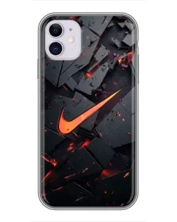 Чохол для iPhone 11 з картинкою «Nike — ефект розломів»