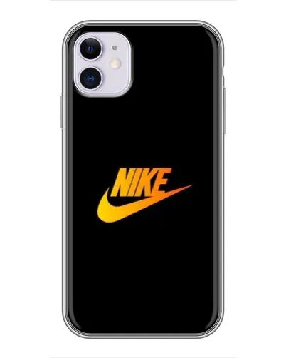 Чехол для iPhone 11 с картинкой «Золотой логотип Nike»