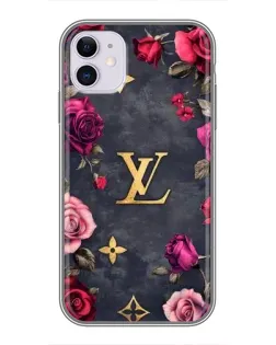 Чохол для iPhone 11 з картинкою «Квітковий Louis Vuitton»