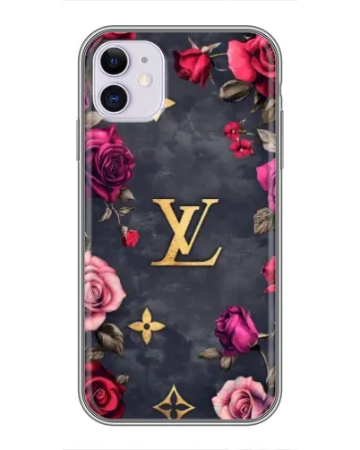 Чохол для iPhone 11 з картинкою «Квітковий Louis Vuitton»