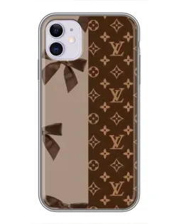 Чохол для iPhone 11 з картинкою «Louis Vuitton — банти»