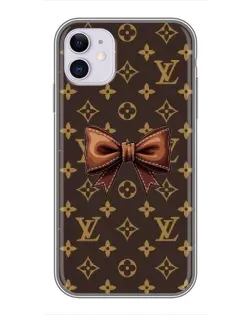 Чохол для iPhone 11 з картинкою «LV з бантом»