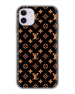Чохол для iPhone 11 з картинкою «Золота монограма LV»