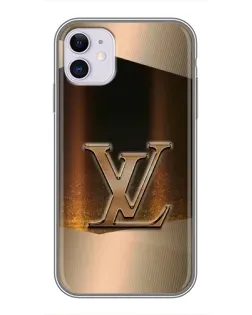 Чохол для iPhone 11 з картинкою «LV — золоте сяйво»