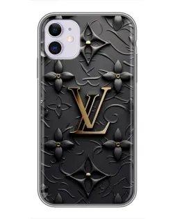 Чохол для iPhone 11 з картинкою «Шкіряна текстура LV»