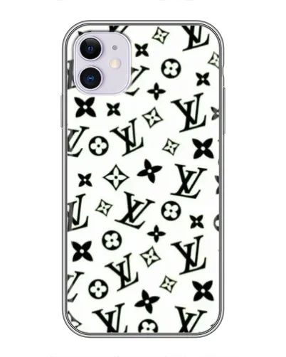 Чохол для iPhone 11 з картинкою «Монохромний хаос LV»
