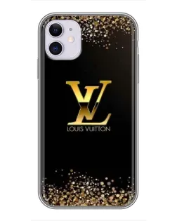 Чохол для iPhone 11 з картинкою «LV — золоті іскри»