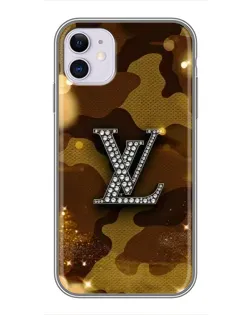 Чохол для iPhone 11 з картинкою «Камуфляжний Louis Vuitton»