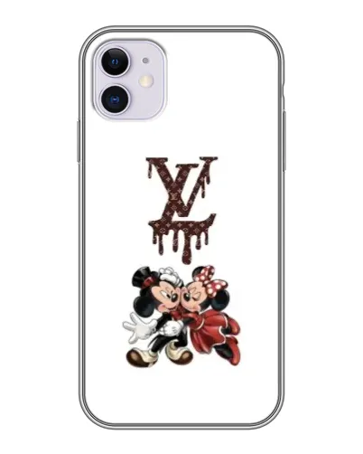Чохол для iPhone 11 з картинкою «LV та Міккі Маус»