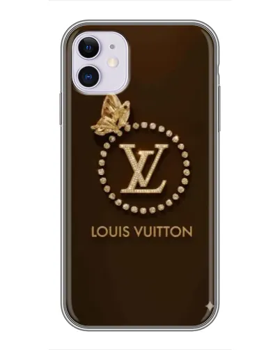 Чохол для iPhone 11 з картинкою «LV — золота печатка»