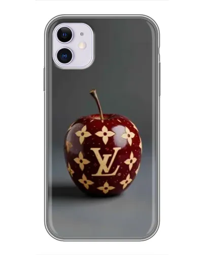 Чохол для iPhone 11 з картинкою «Червоне яблуко LV»