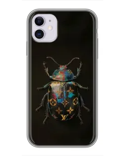 Чохол для iPhone 11 з картинкою «LV — мармуровий принт»