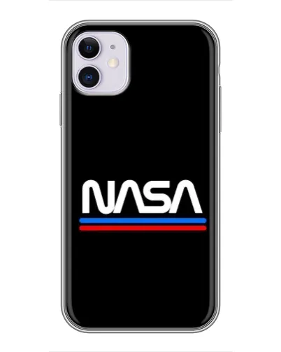 Чохол для iPhone 11 з картинкою «NASA — класика Red Blue»