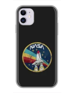 Чохол для iPhone 11 з картинкою «NASA — емблема місії»