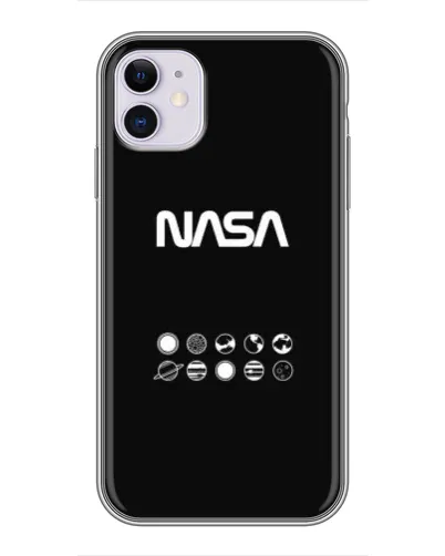 Чохол для iPhone 11 з картинкою «NASA — технічний принт»