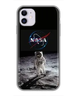Чохол для iPhone 11 з картинкою «Астронавт на Місяці»