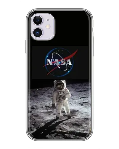 Чохол для iPhone 11 з картинкою «Астронавт на Місяці»