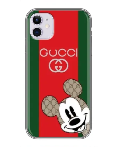 Чохол для iPhone 11 з картинкою «Gucci — смуги та Міккі» Чохол для iPhone 11 з картинкою «Gucci — смуги та Міккі»