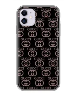 Чохол для iPhone 11 з картинкою «Класична монограма Gucci»