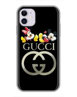Чохол для iPhone 11 з картинкою «Gucci — герої Disney»