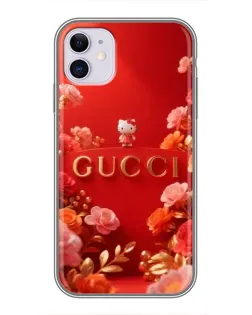 Чохол для iPhone 11 з картинкою «Gucci — золотий сад»
