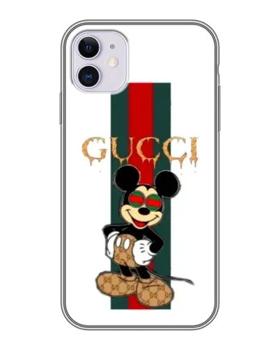Чохол для iPhone 11 з картинкою «Міккі Маус Gucci — смуги» Чохол для iPhone 11 з картинкою «Міккі Маус Gucci — смуги»