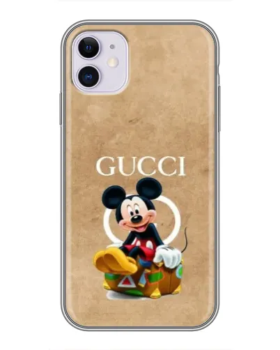 Чохол для iPhone 11 з картинкою «Міккі Маус Gucci — крафт» Чохол для iPhone 11 з картинкою «Міккі Маус Gucci — крафт»