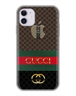 Чохол для iPhone 11 з картинкою «Gucci — брендований десерт»