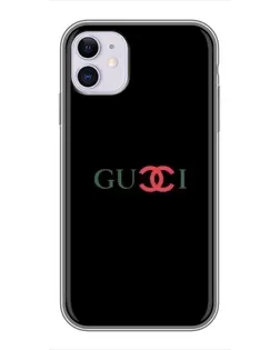 Чохол для iPhone 11 з картинкою «Gucci — червоний градієнт»