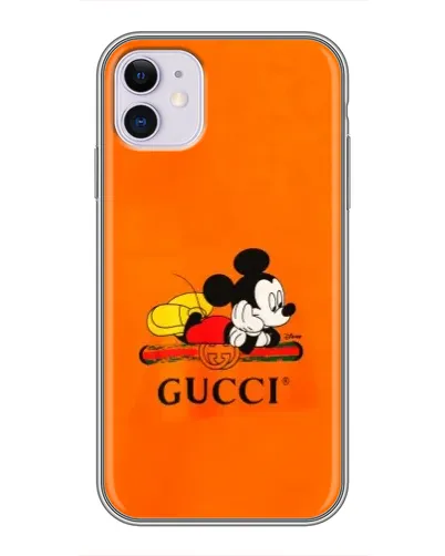 Чохол для iPhone 11 з картинкою «Міккі Маус Gucci — помаранч» Чохол для iPhone 11 з картинкою «Міккі Маус Gucci — помаранч»