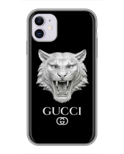 Чохол для iPhone 11 з картинкою «Gucci — срібний лев» Чохол для iPhone 11 з картинкою «Gucci — срібний лев»