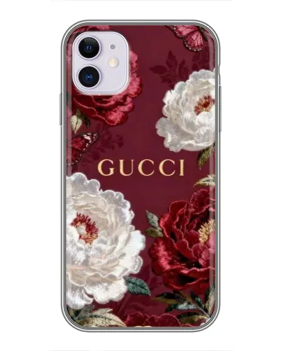 Чохол для iPhone 11 з картинкою «Gucci — бордові троянди» Чохол для iPhone 11 з картинкою «Gucci — бордові троянди»
