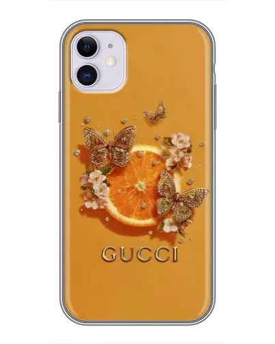 Чохол для iPhone 11 з картинкою «Gucci — золоті метелики» Чохол для iPhone 11 з картинкою «Gucci — золоті метелики»