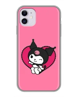 Чехол для iPhone 11 с картинкой «Kuromi — любовь в сердце» Чехол для iPhone 11 с картинкой «Kuromi — любовь в сердце»