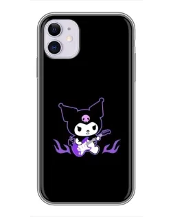 Чехол для iPhone 11 с картинкой «Электрическая Kuromi» Чехол для iPhone 11 с картинкой «Электрическая Kuromi»
