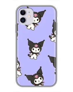Чехол для iPhone 11 с картинкой «Паттерн с Kuromi» Чехол для iPhone 11 с картинкой «Паттерн с Kuromi»