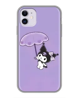 Чехол для iPhone 11 с картинкой «Kuromi с зонтиком» Чехол для iPhone 11 с картинкой «Kuromi с зонтиком»