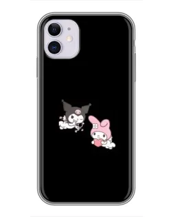 Чехол для iPhone 11 с картинкой «My Melody и Kuromi» Чехол для iPhone 11 с картинкой «My Melody и Kuromi»