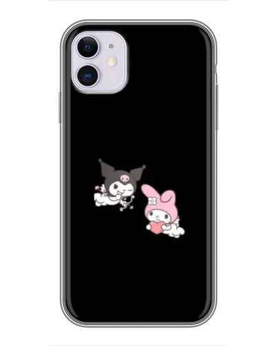 Чохол для iPhone 11 з картинкою «My Melody та Kuromi»