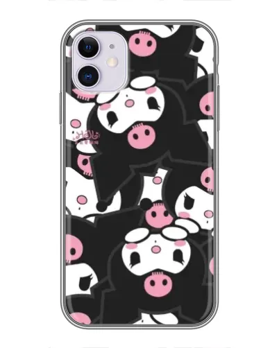 Чохол для iPhone 11 з картинкою «Kuromi з сердечком»