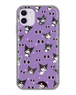 Чехол для iPhone 11 с картинкой «Kuromi — паттерн» Чехол для iPhone 11 с картинкой «Kuromi — паттерн»