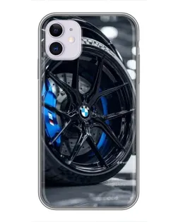 Чохол для iPhone 11 з картинкою «Колесо BMW зблизька»