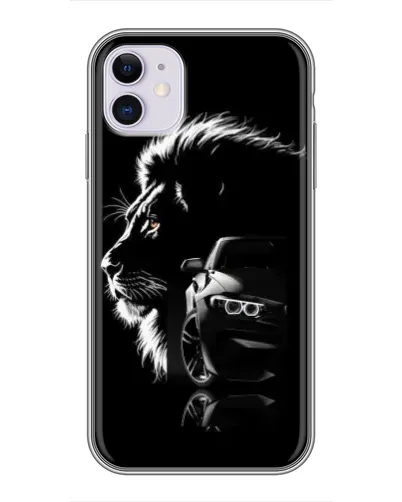 Чохол для iPhone 11 з картинкою «BMW та лев» Чохол для iPhone 11 з картинкою «BMW та лев»